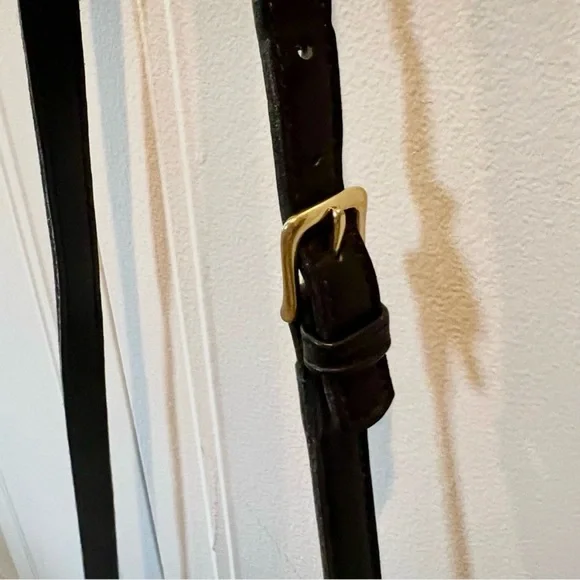 Vintage Coach Black Leather Crossbody Bag - Picture 10 of 10